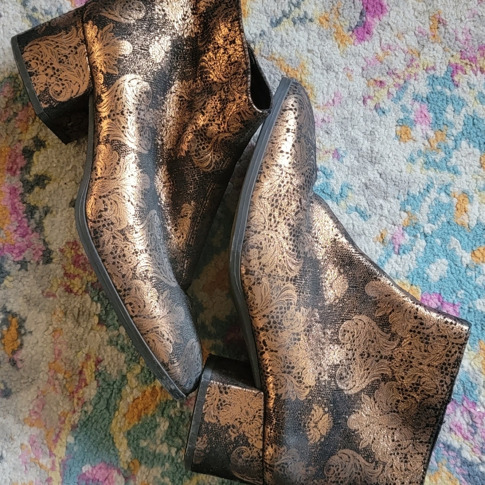 Vagabond Daisy Metallic Boots 10 Euro 40